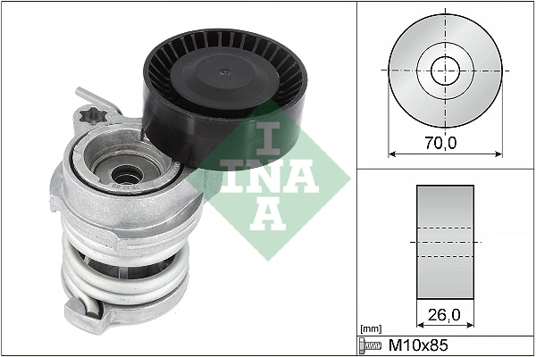 Belt Tensioner, V-ribbed belt